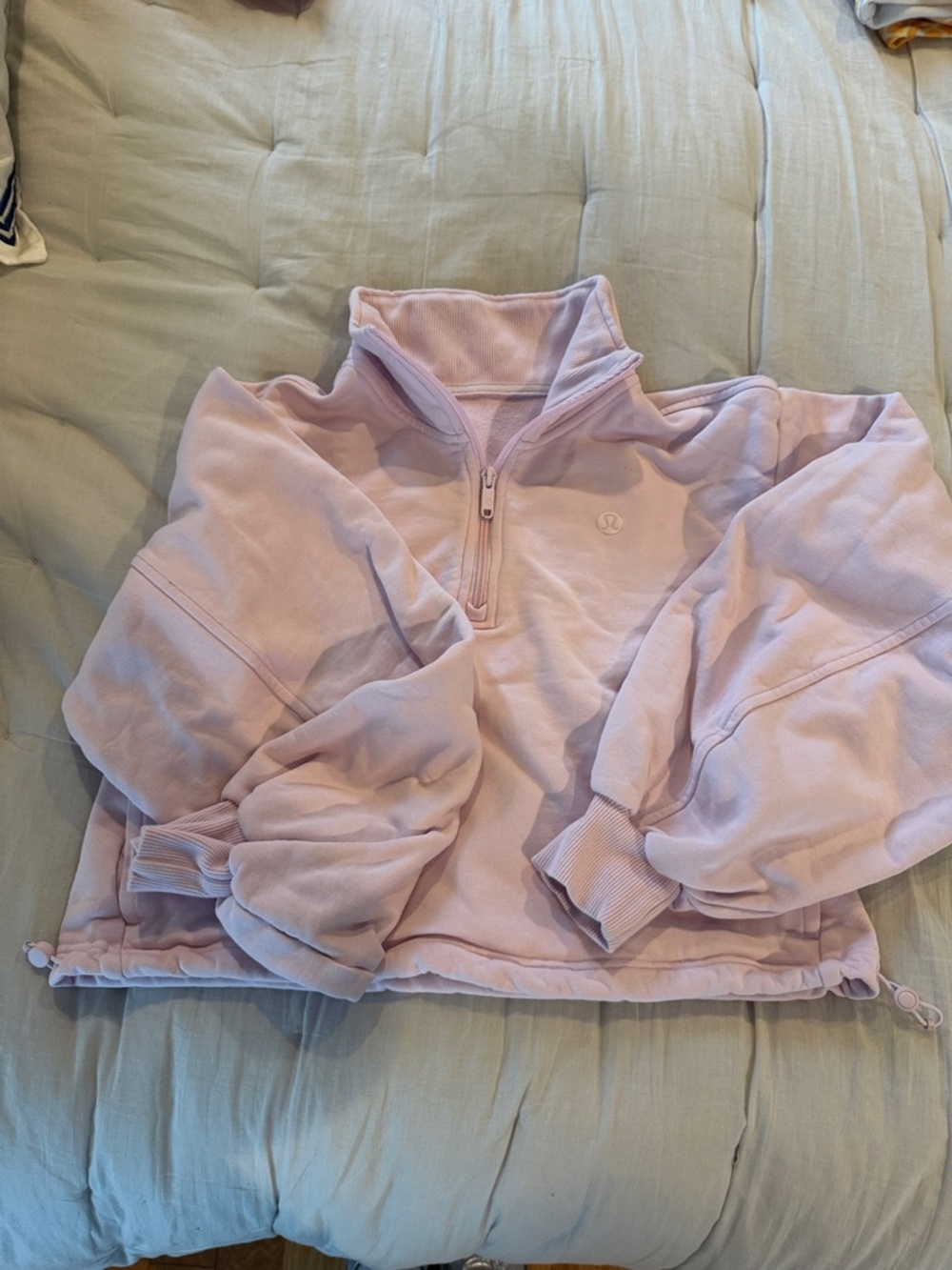 Lululemon Light Lavender Quarter-Zip Pullover